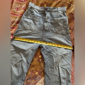 Doen Melody jeans altered to fit like a 26 railroad stripe